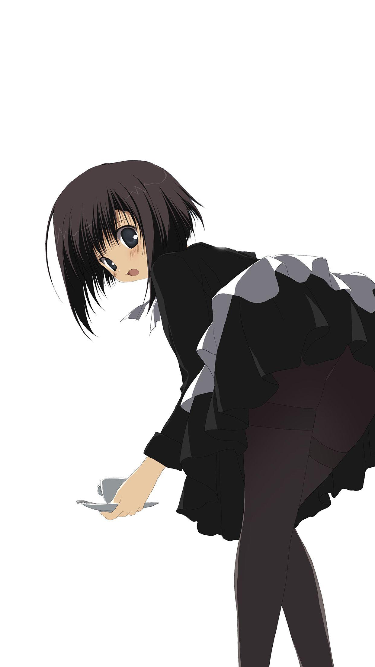 1242x2208 Black Wallpaper Anime