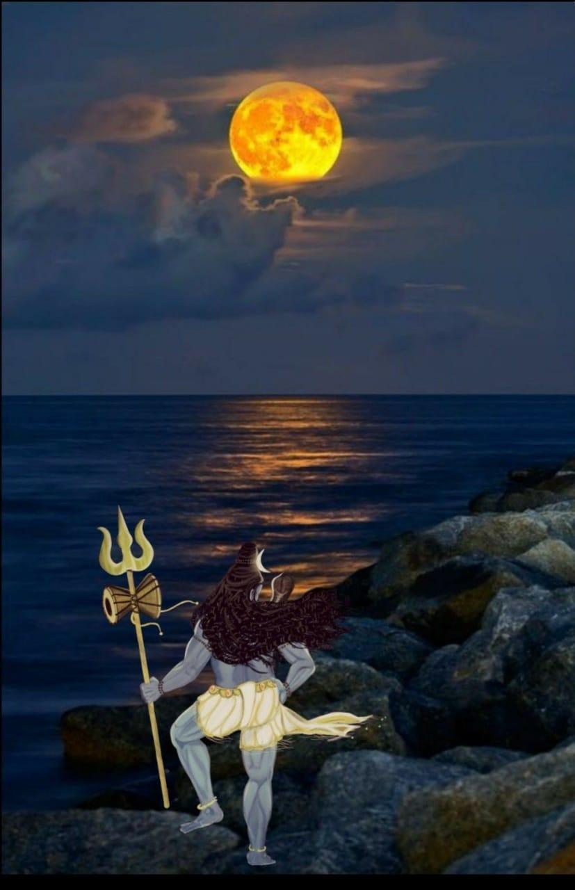 827x1280 Lord Shiva HD Wallpaper(Background) for Android