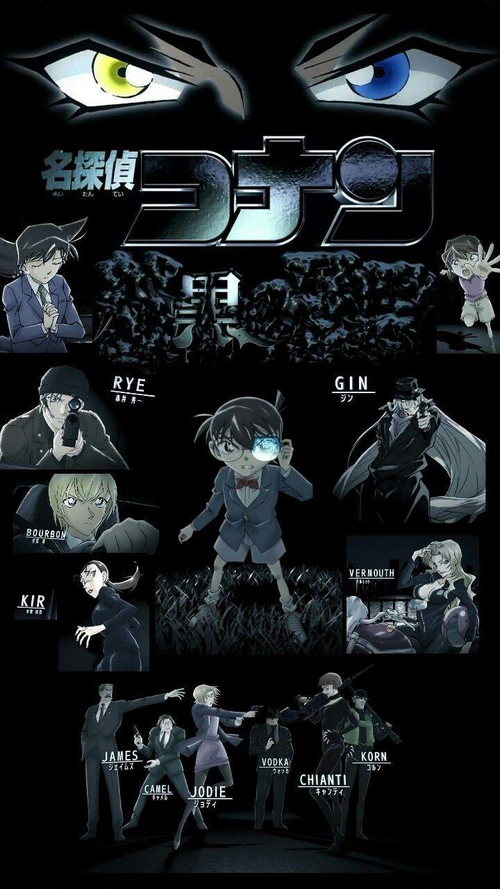 720x1280 Detective Conan Black Organization Wallpaper Best Of Image Of Detective Conan Black Organization Anime. Detective conan wallpaper, Conan movie, Detective conan