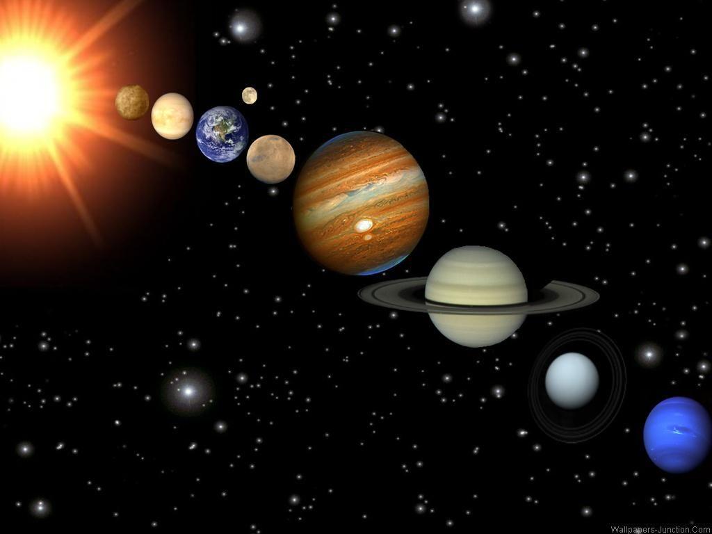 1024x768 Solar System Wallpaper