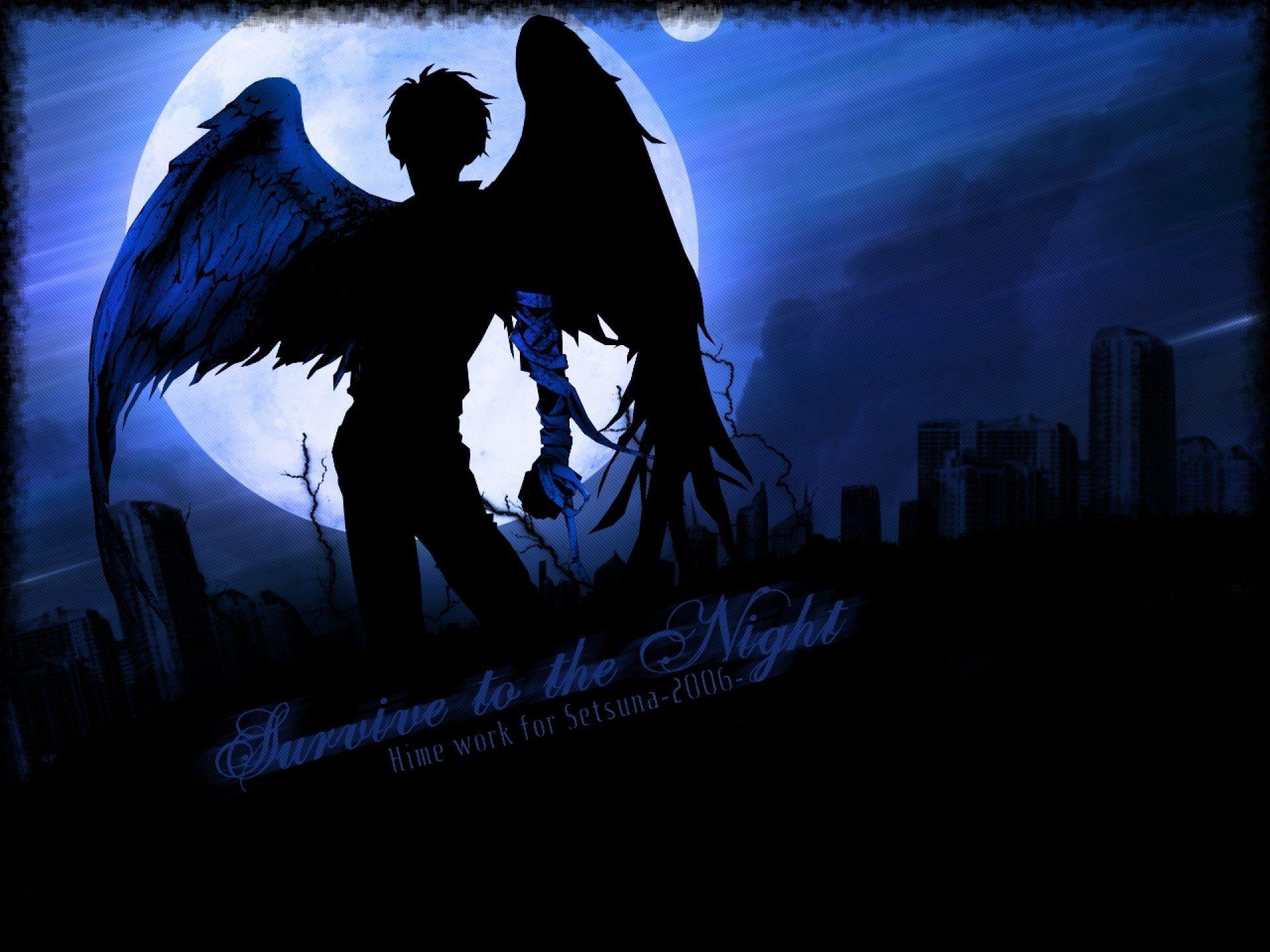 1920x1440 Dark Anime Boy Wallpaper HD