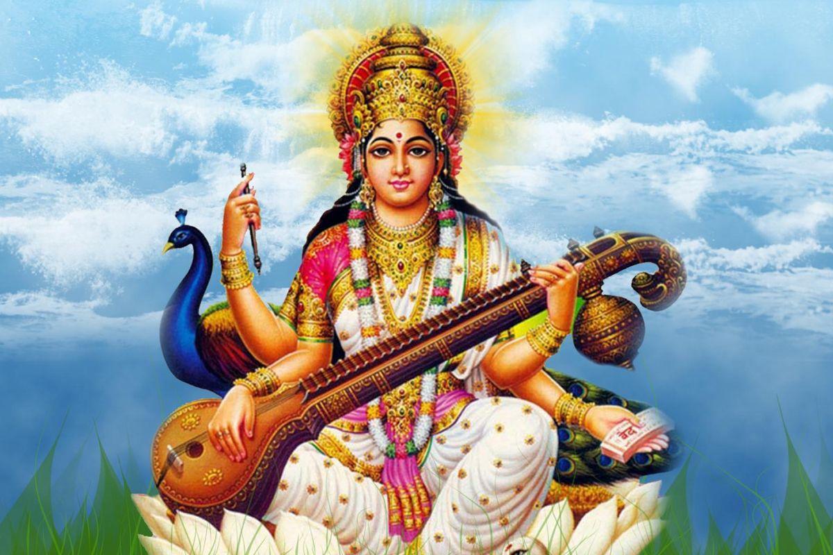 1200x800 Download Free HD Wallpaper of maa saraswati / माँ सरस्वती. Maa Saraswati Wallpaper Download. Maa Saraswati Photo Download