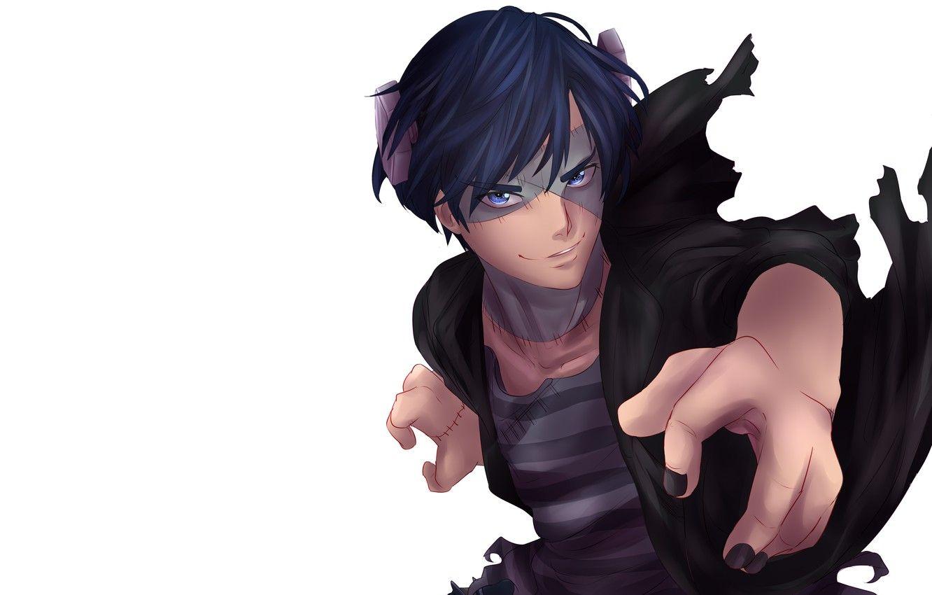 1332x850 Wallpaper look, art, guy, Boku no Hero Academy, My Hero Academia