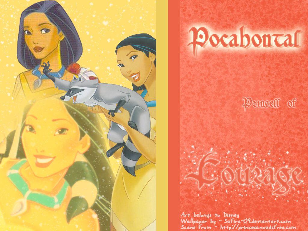 1024x768 Disney Princess Pocahontas HD Background for iPhone