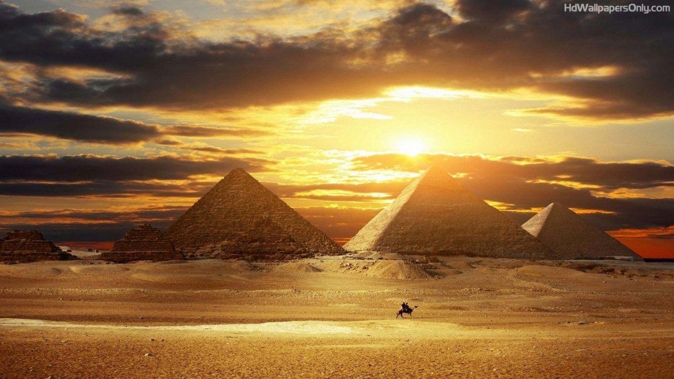 1366x768 Egypt Background, Sundown Egypt Wallpaper