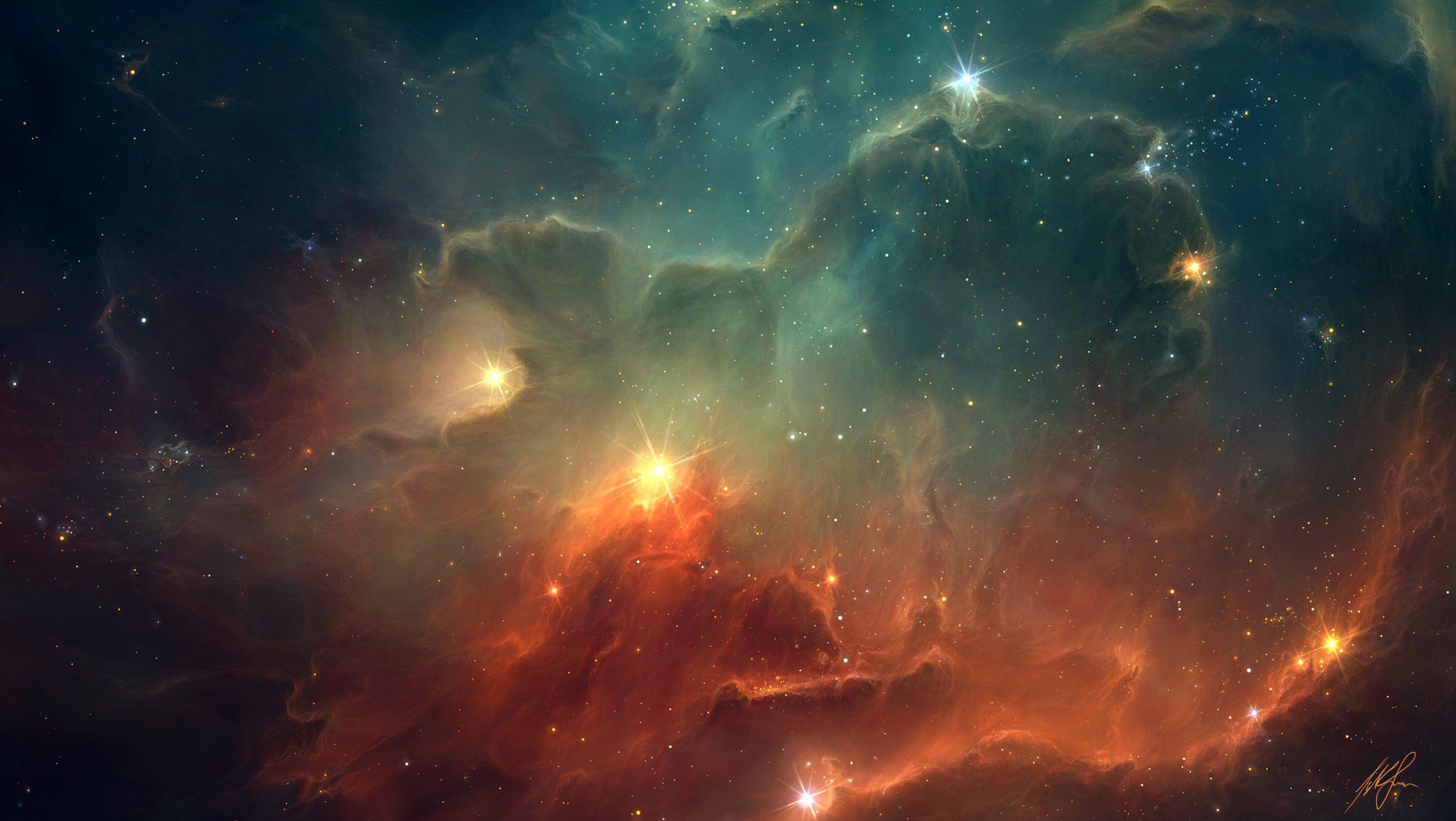 2560x1444 Daily Wallpaper: Space Art. I Like To Waste My Time