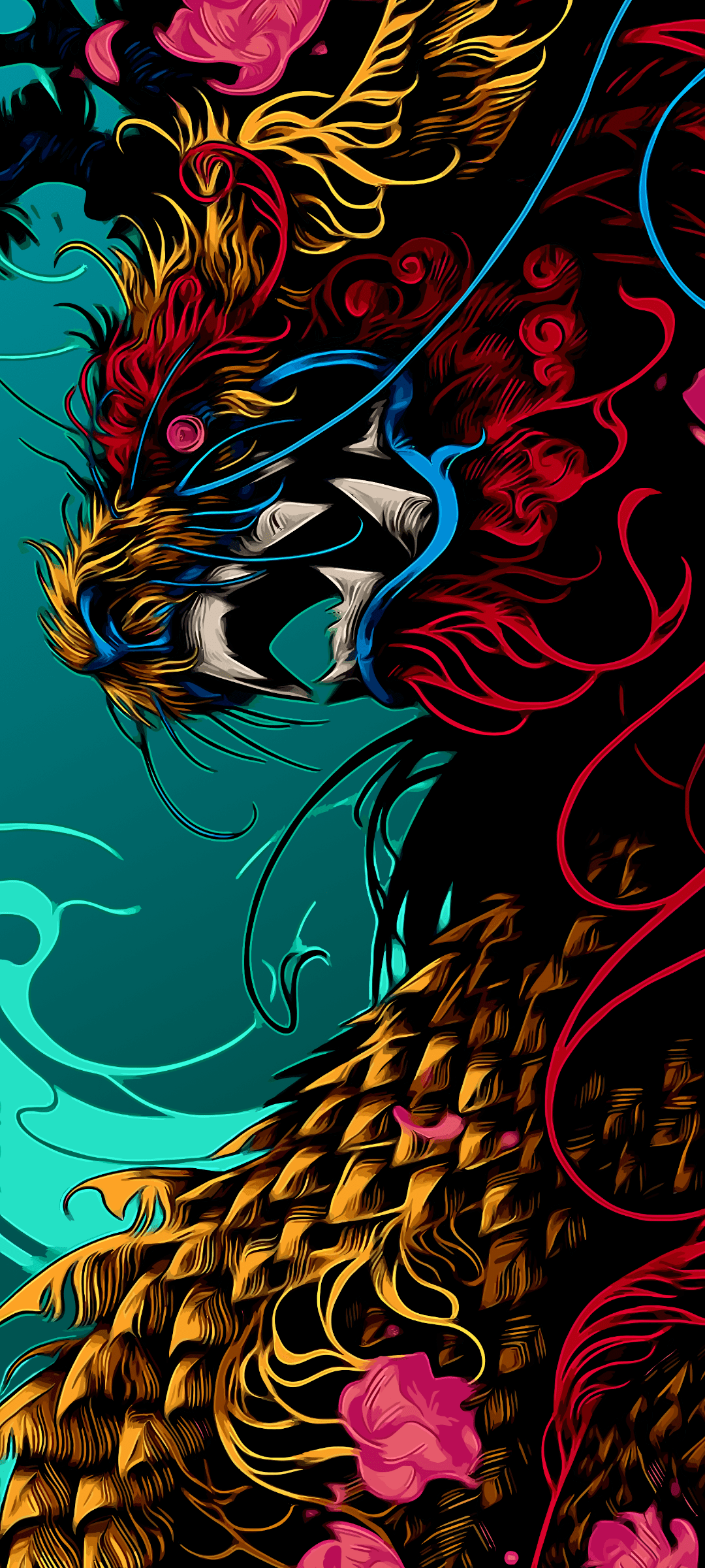 1080x2400 Cool S20 wallpaper that covers camera