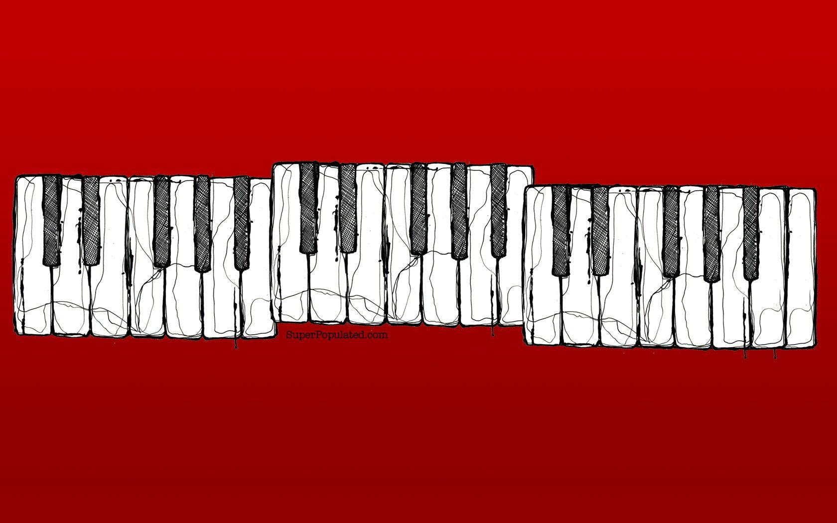 1680x1050 Piano keys wallpaper. Piano keys