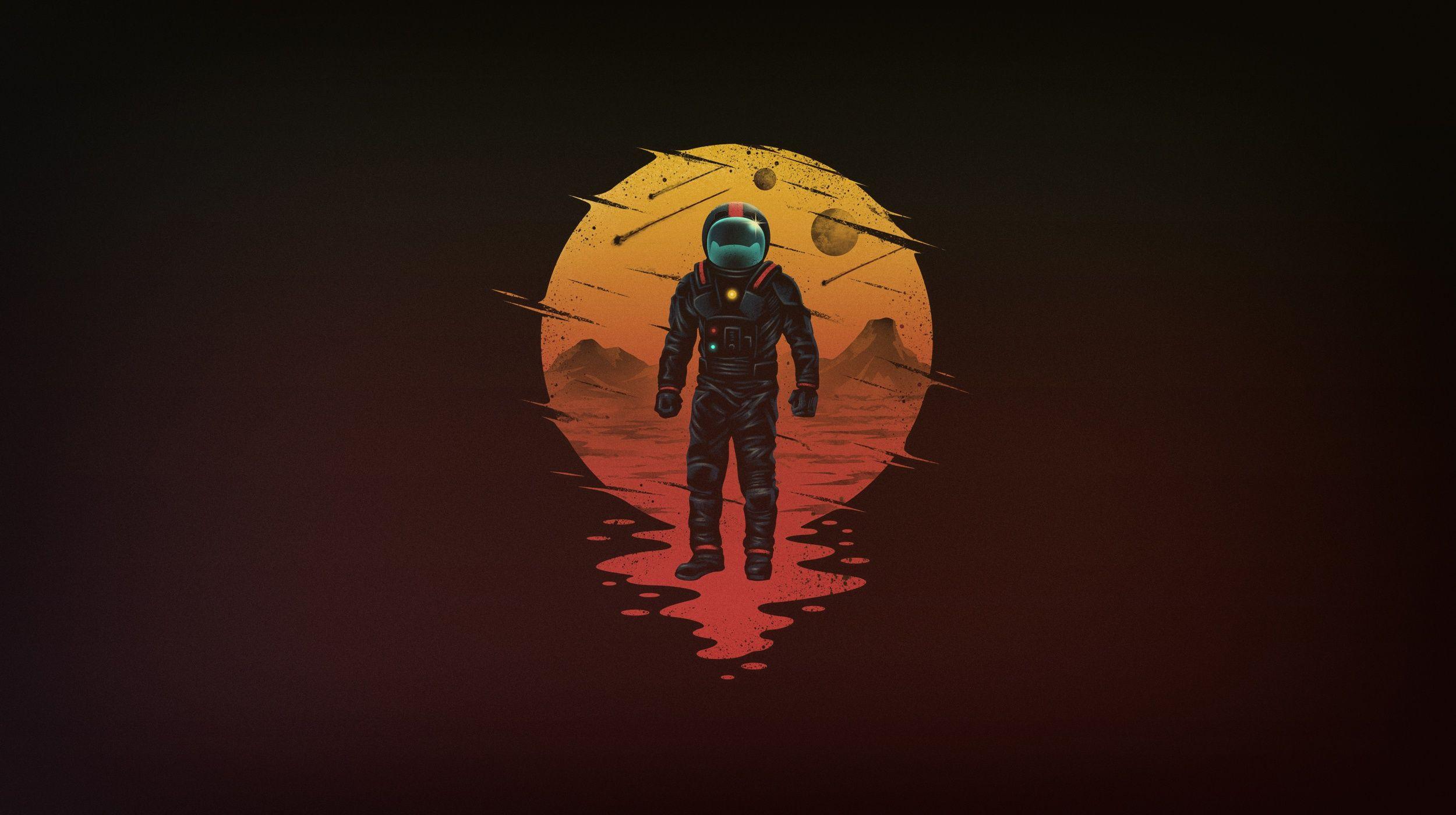 2500x1400 Astronaut Space Space Art, HD Artist, 4k Wallpaper, Image, Background, Photo and Picture