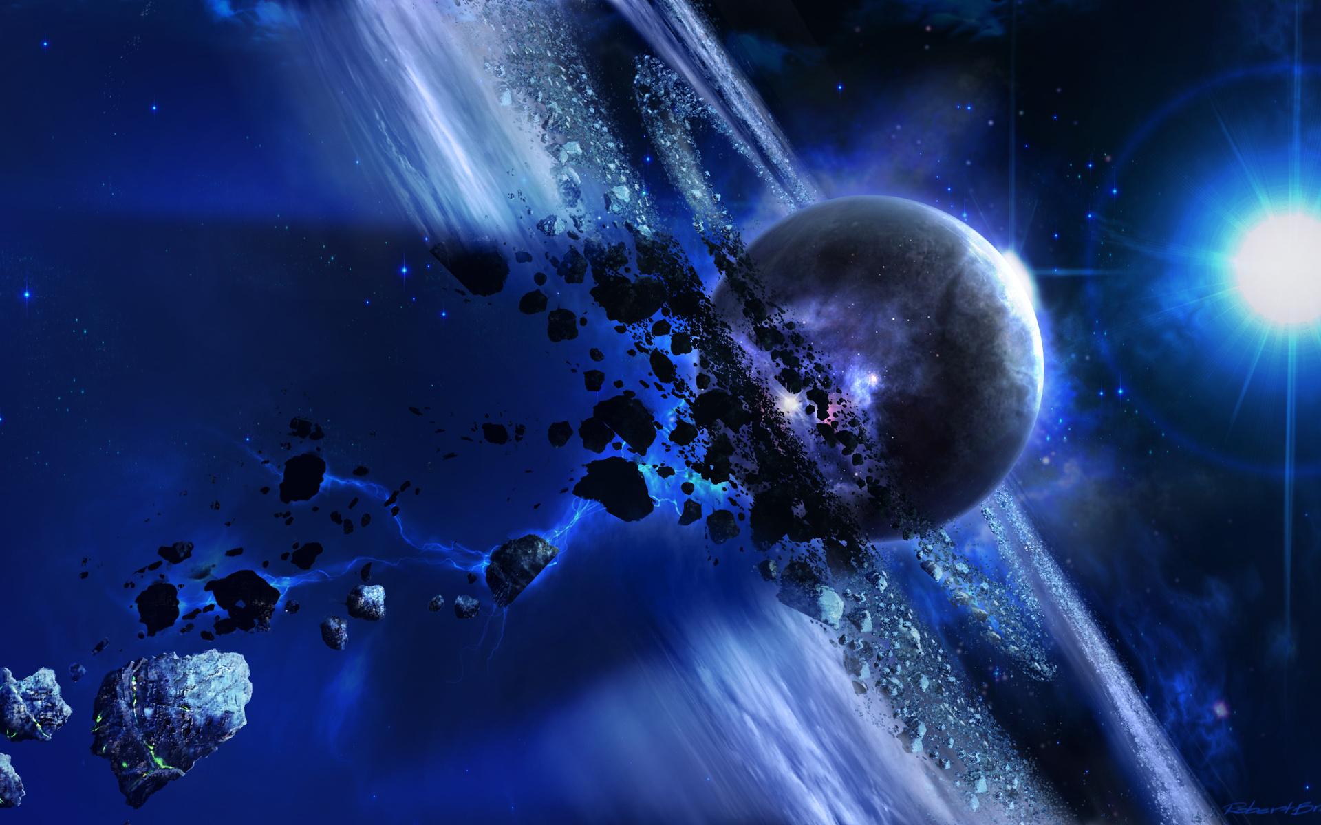 1920x1200 Space Art Wallpaper HD