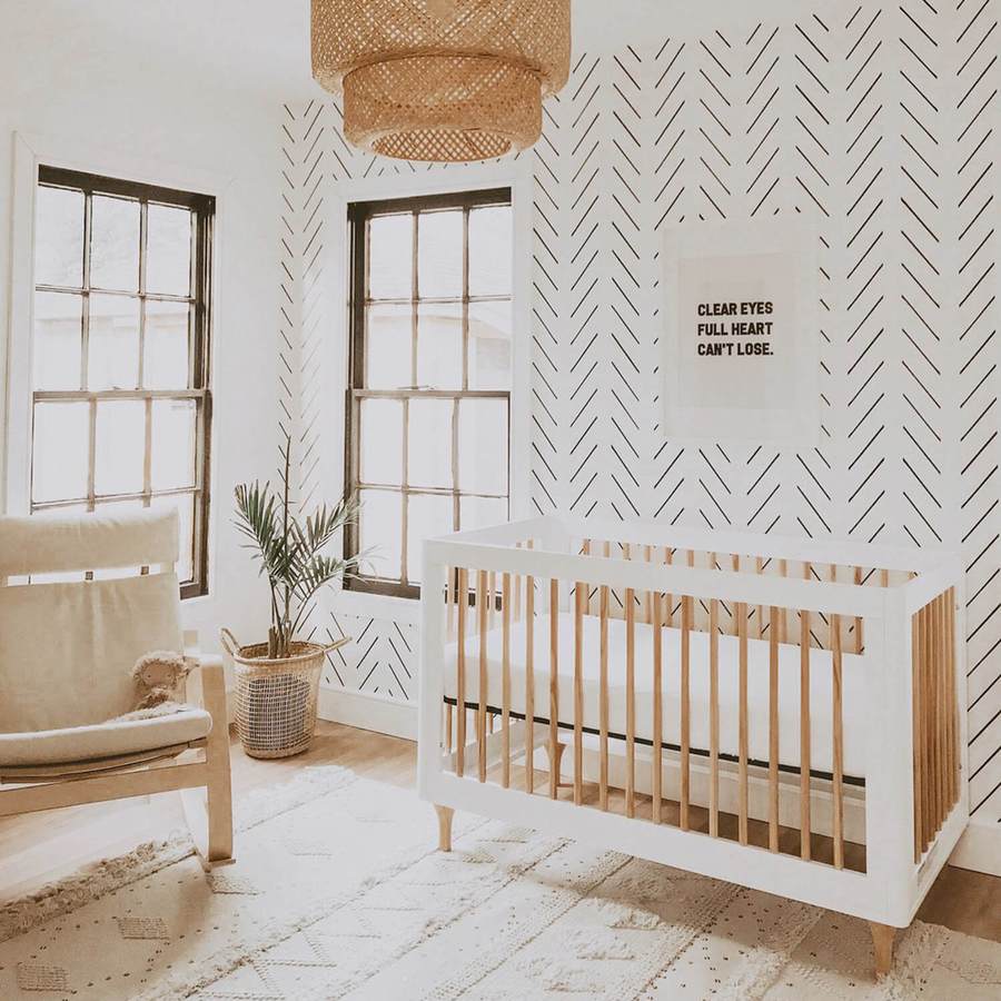 900x900 Black delicate herringbone removable wallpaper