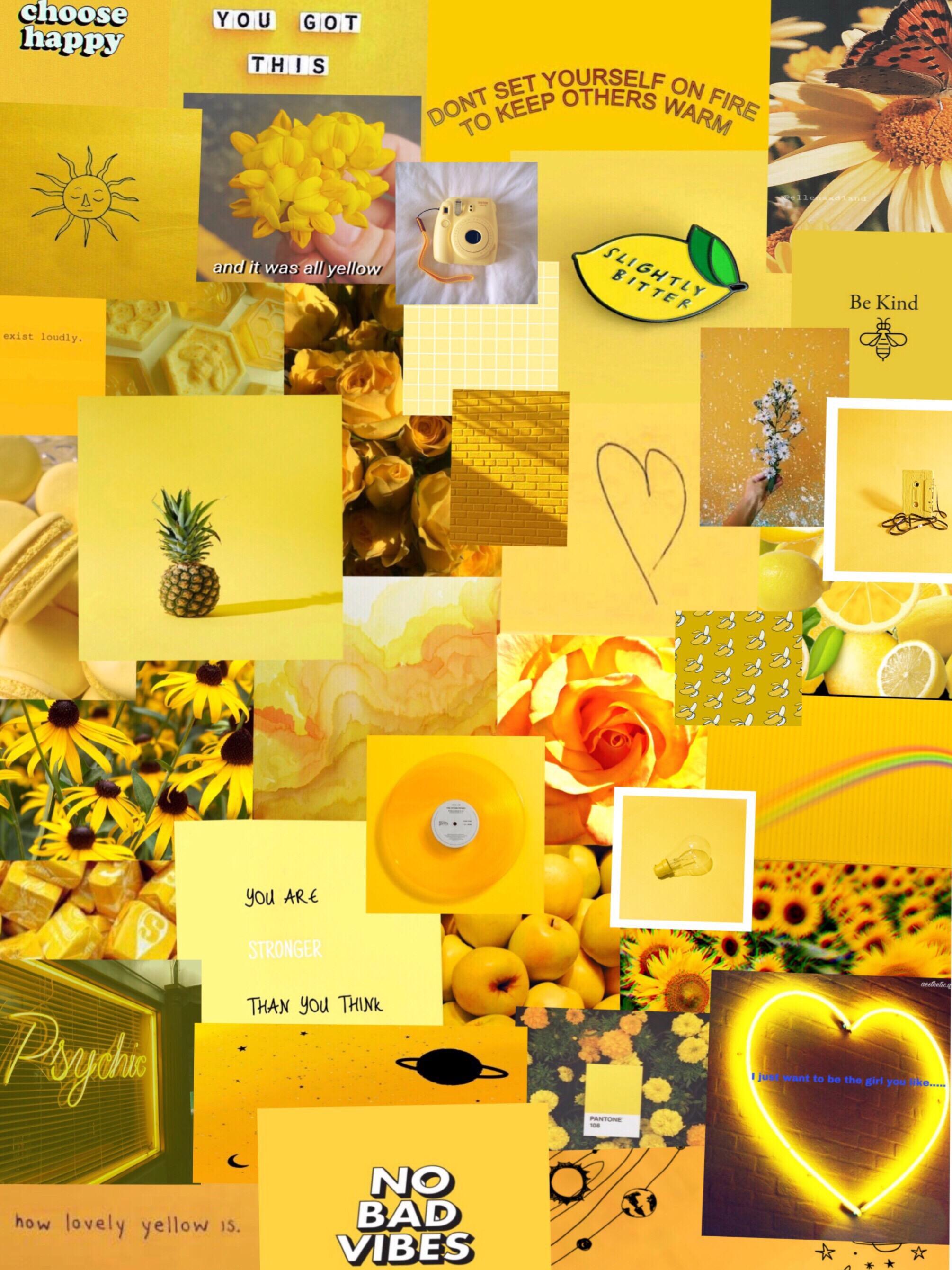 2011x2682 Yellow Aesthetic Girls Wallpaper