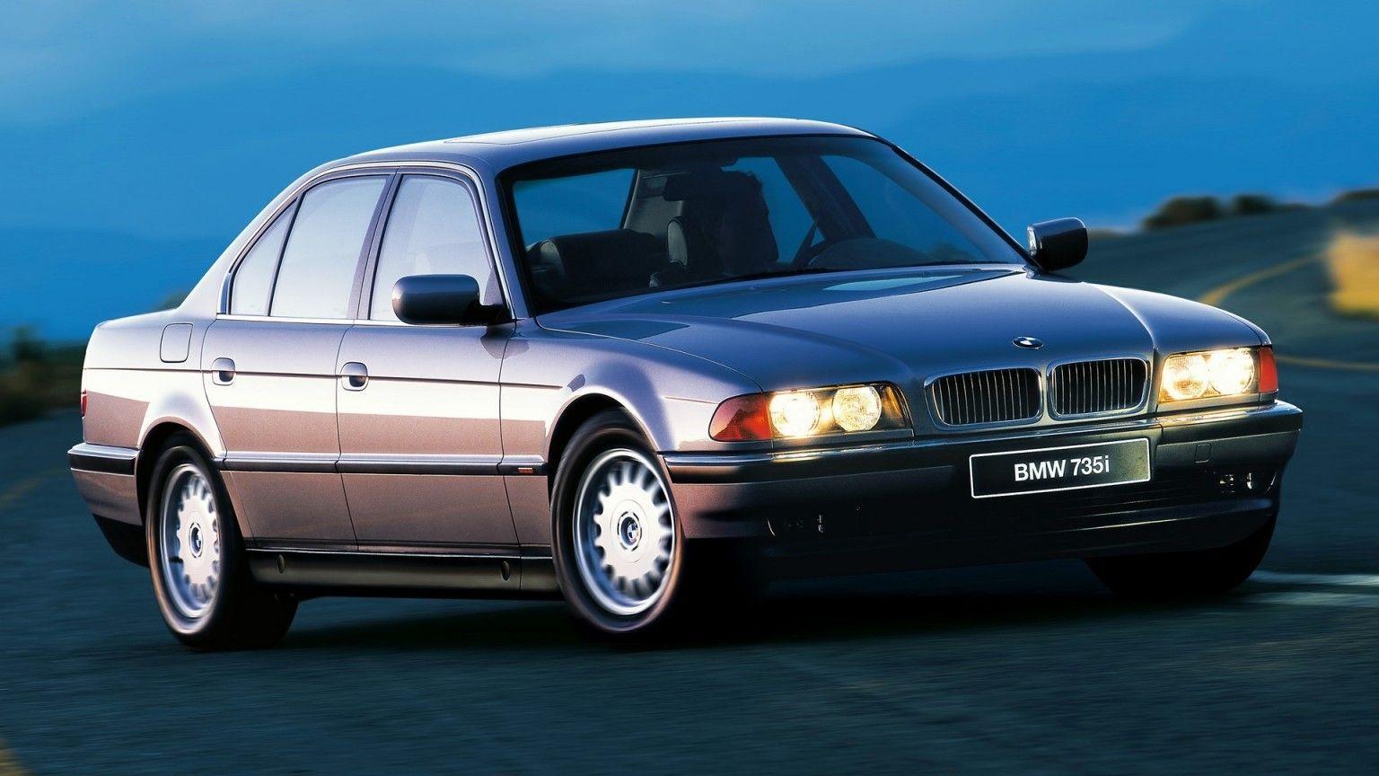 1536x864 Download 1536x864 Bmw 735i, Sedan, Old Cars Wallpaper