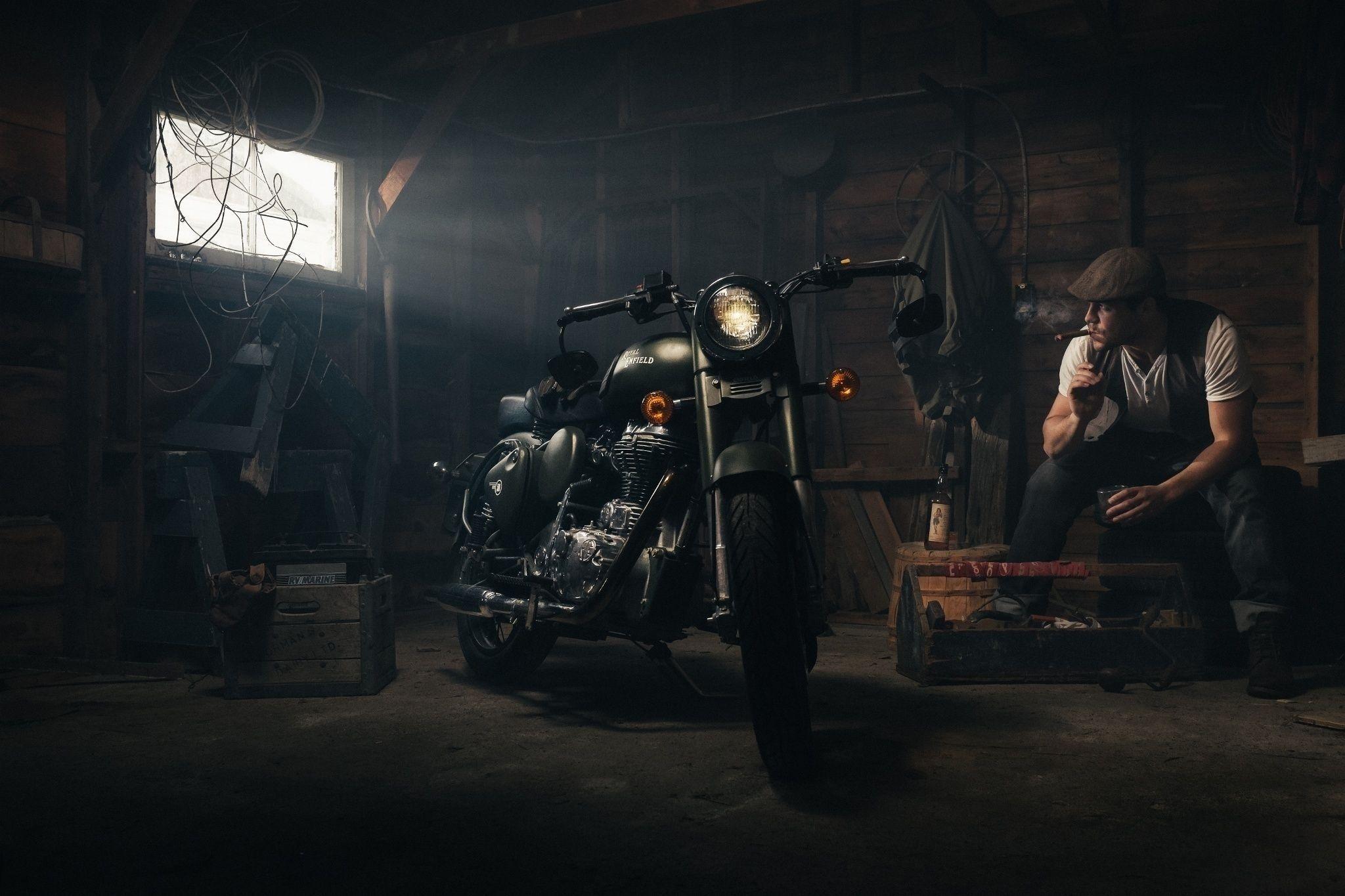 2048x1365 Wallpaper. Motorcycles. photo. picture. Old, royal enfield