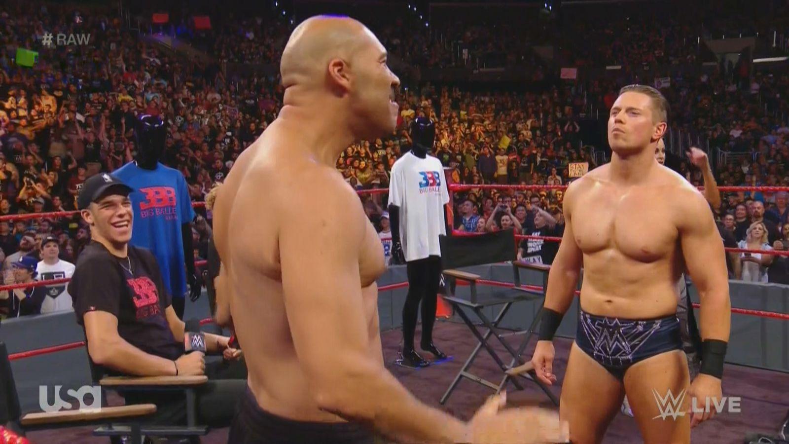 1600x900 Ball brothers guest at WWE Raw, LaVar steals show