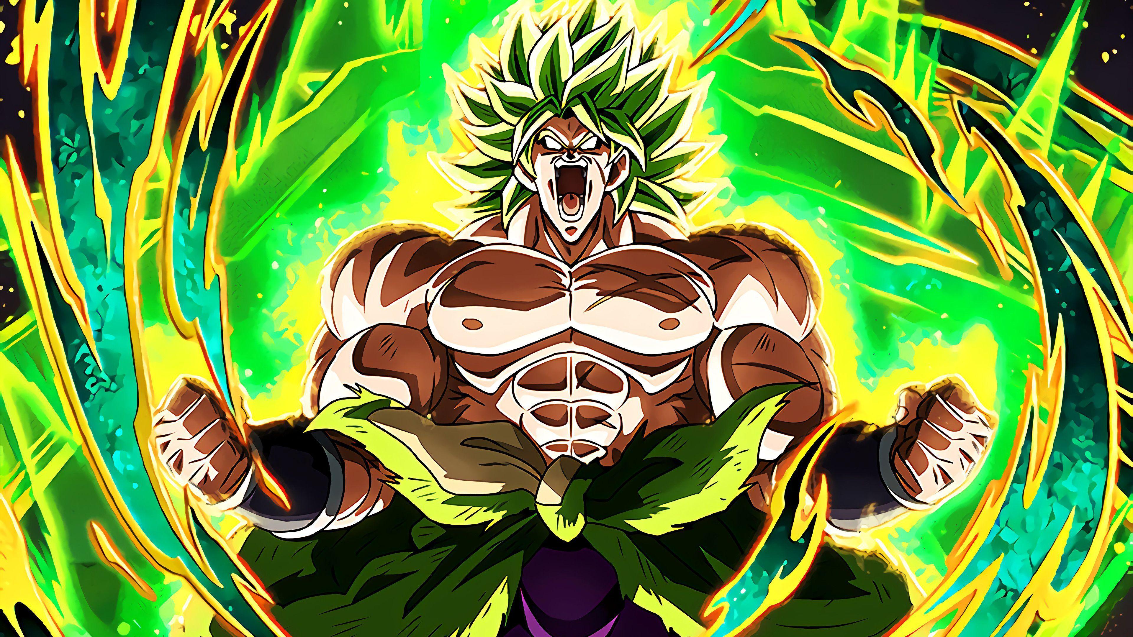 Tried my Hand at Making a DBS Broly Wallpaper Hope you guys like it and  let me know what you think 1920x1080  rDragonballLegends