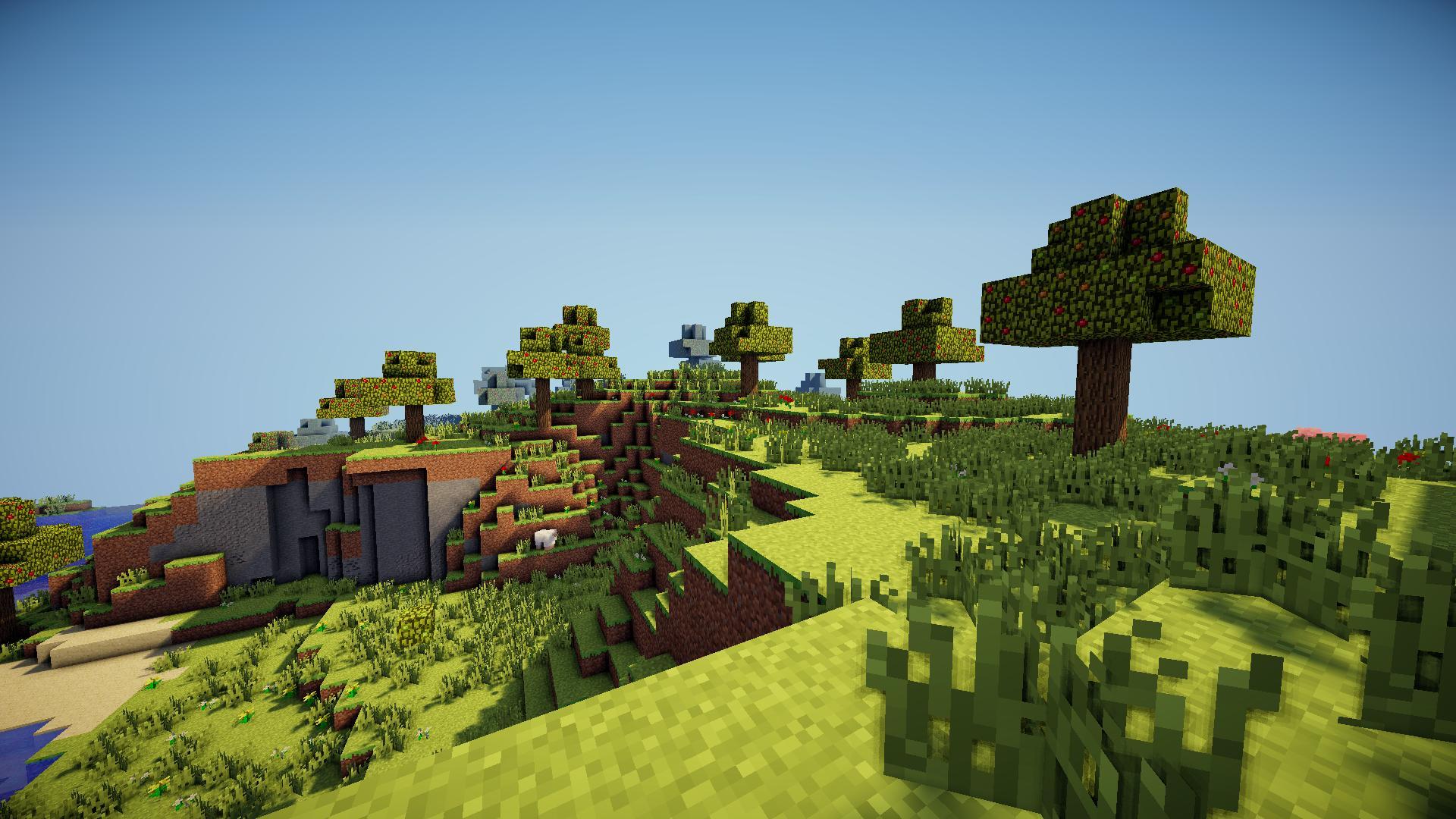1920x1080 Minecraft shaders background (22 Wallpaper)