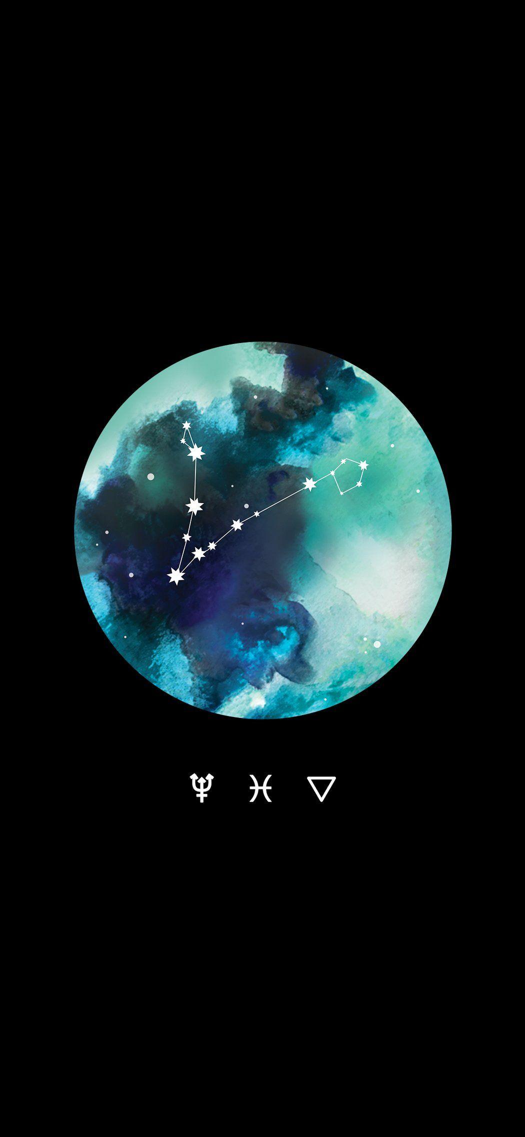1050x2274 Pisces Full Moon Wallpaper