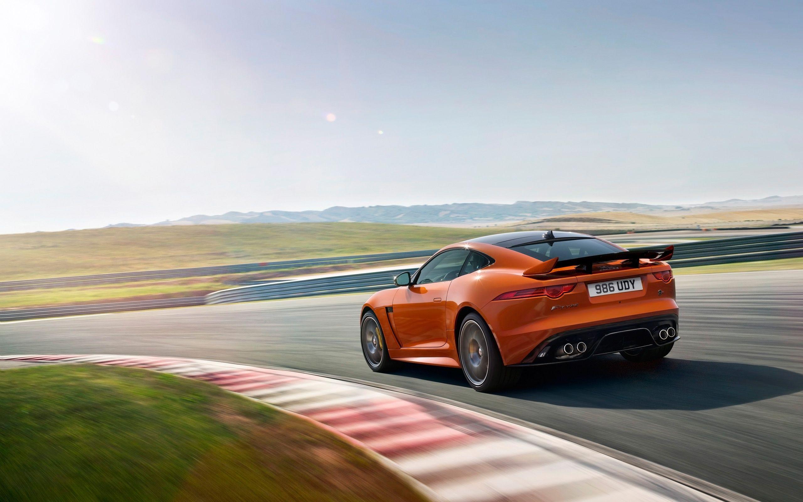 2560x1600 Jaguar F Type SVR Coupe Racetrack Wallpaper. HD Car Wallpaper