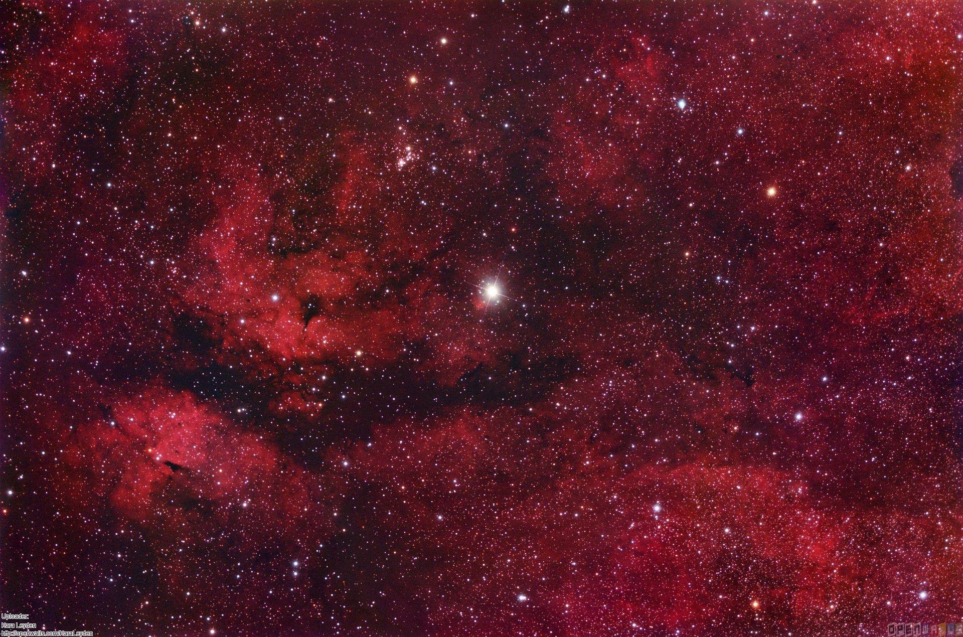 1920x1270 Red Space Wallpaper