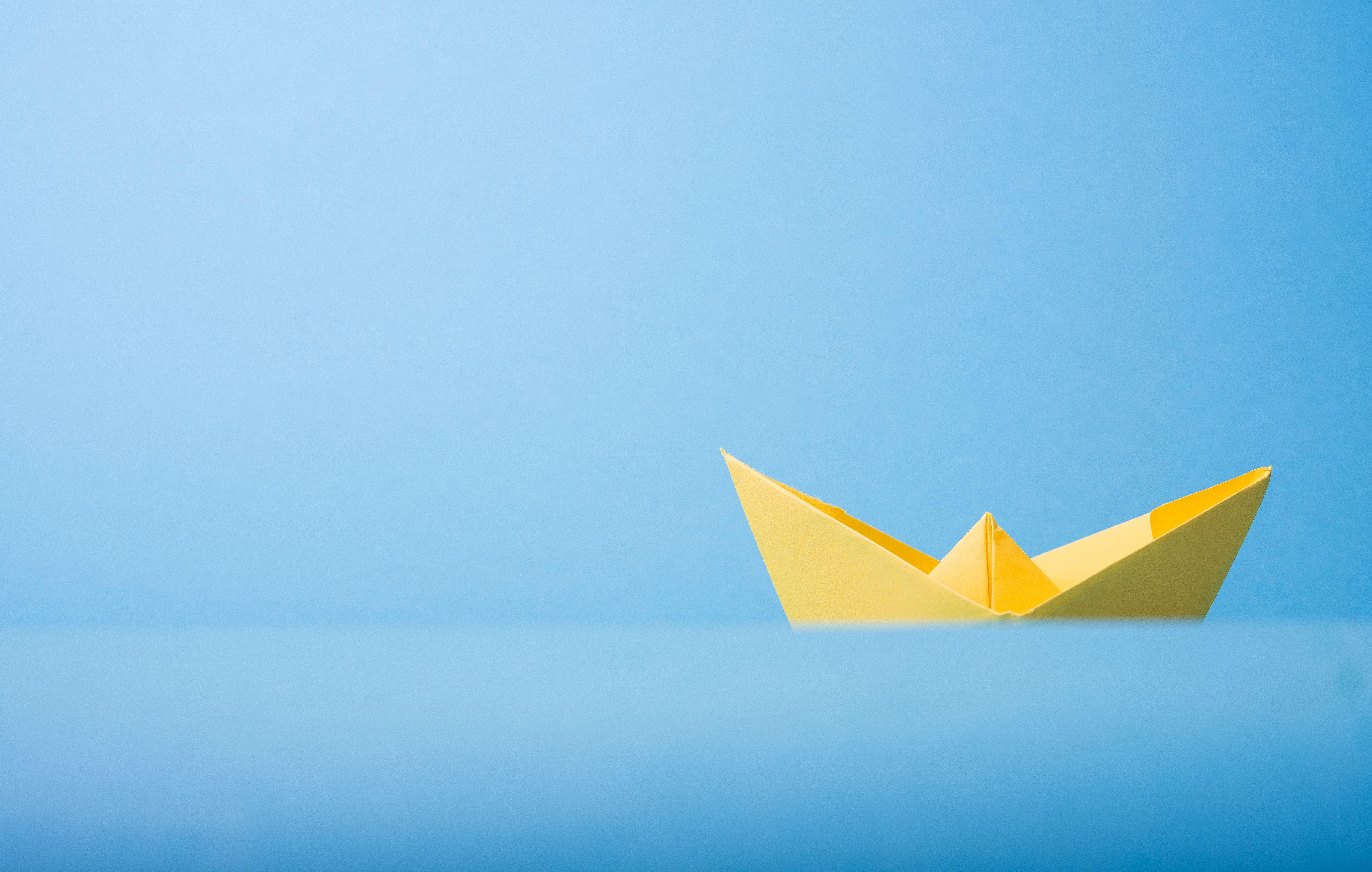 7340x4665 7340x4665 #minimal, #handmade, #color, #yellow, #origami