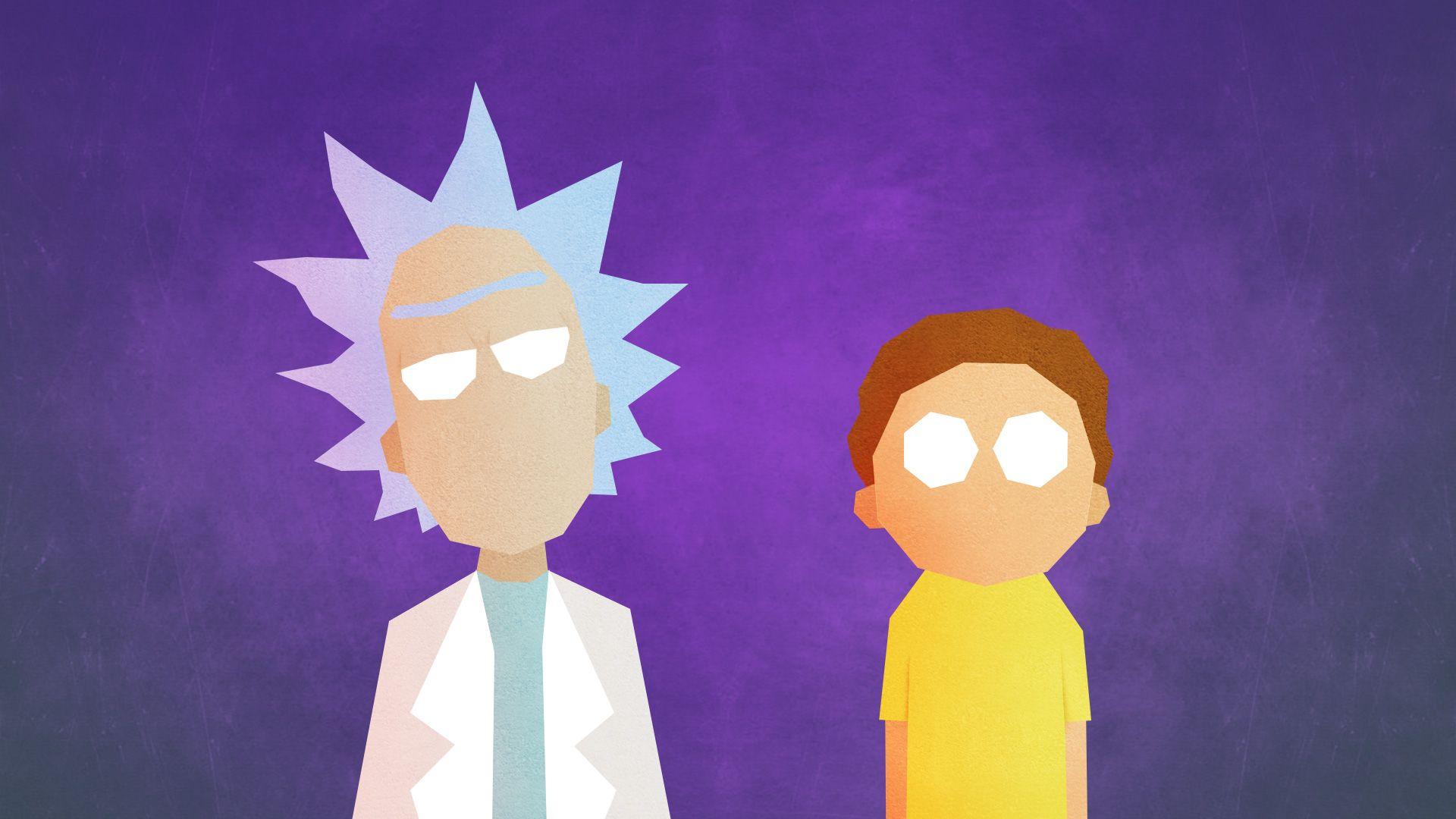 1920x1080 Rick And Morty Minimalist, HD Tv Shows, 4k Wallpaper, Image