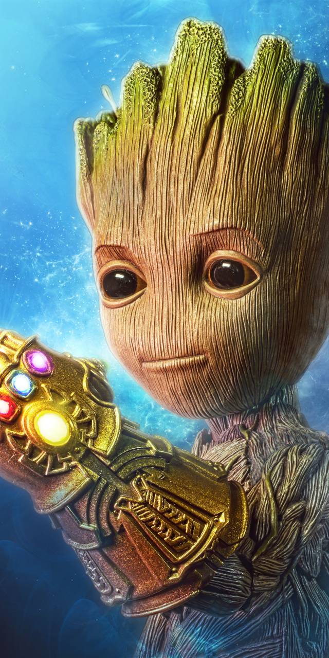 640x1280 Baby Groot Cutest New Wallpaper. Guardian's Of Galaxy