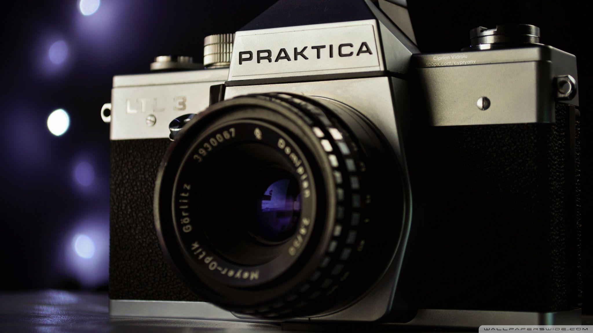 2048x1152 Praktica film camera Ultra HD Desktop Background Wallpaper for 4K