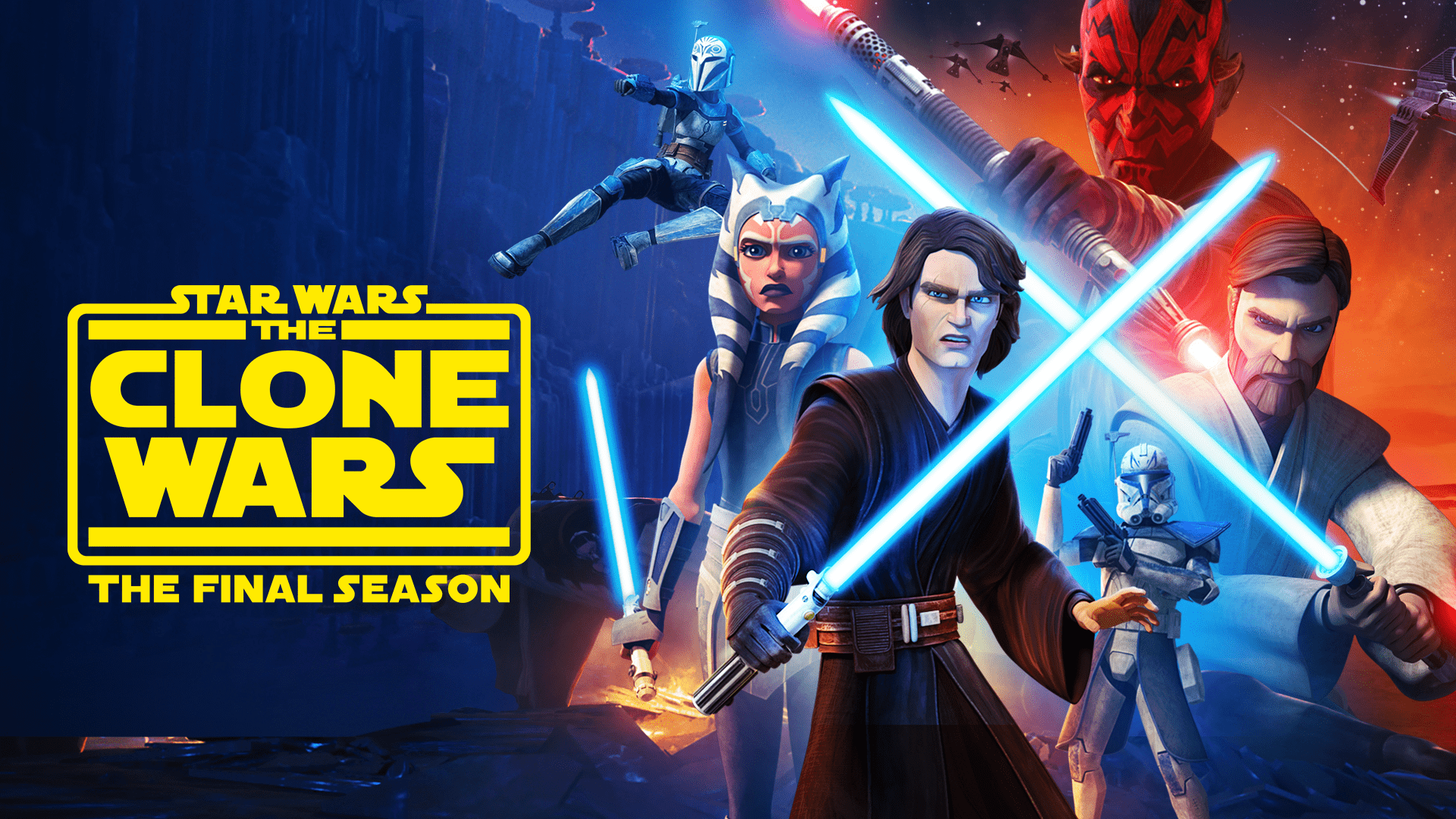 1920x1080 HD version of The Clone Wars Season 7 promotional banner