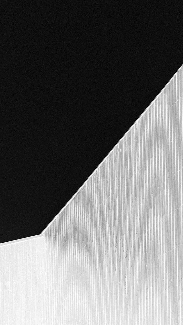 750x1334 iPhone wallpaper. simple wall bw white pattern
