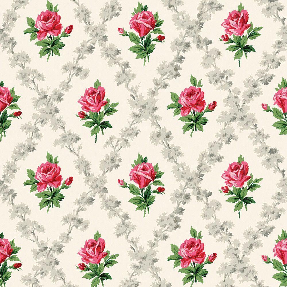 1000x1000 Vintage 1940s Wallpaper. Bradbury & Bradbury. Wallpaper