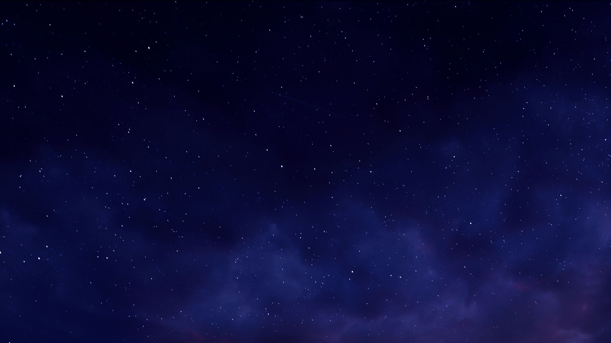 2560x1440 Stars in dark blue sky 5K Wallpaper
