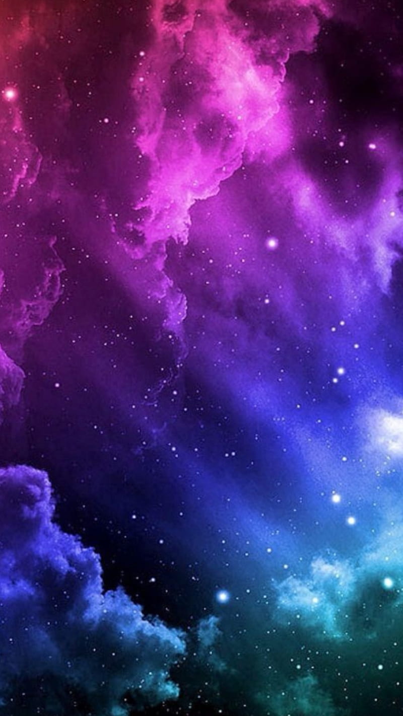 800x1422 Universe, night, sky, purple, universe, space, galaxy, HD phone wallpaper