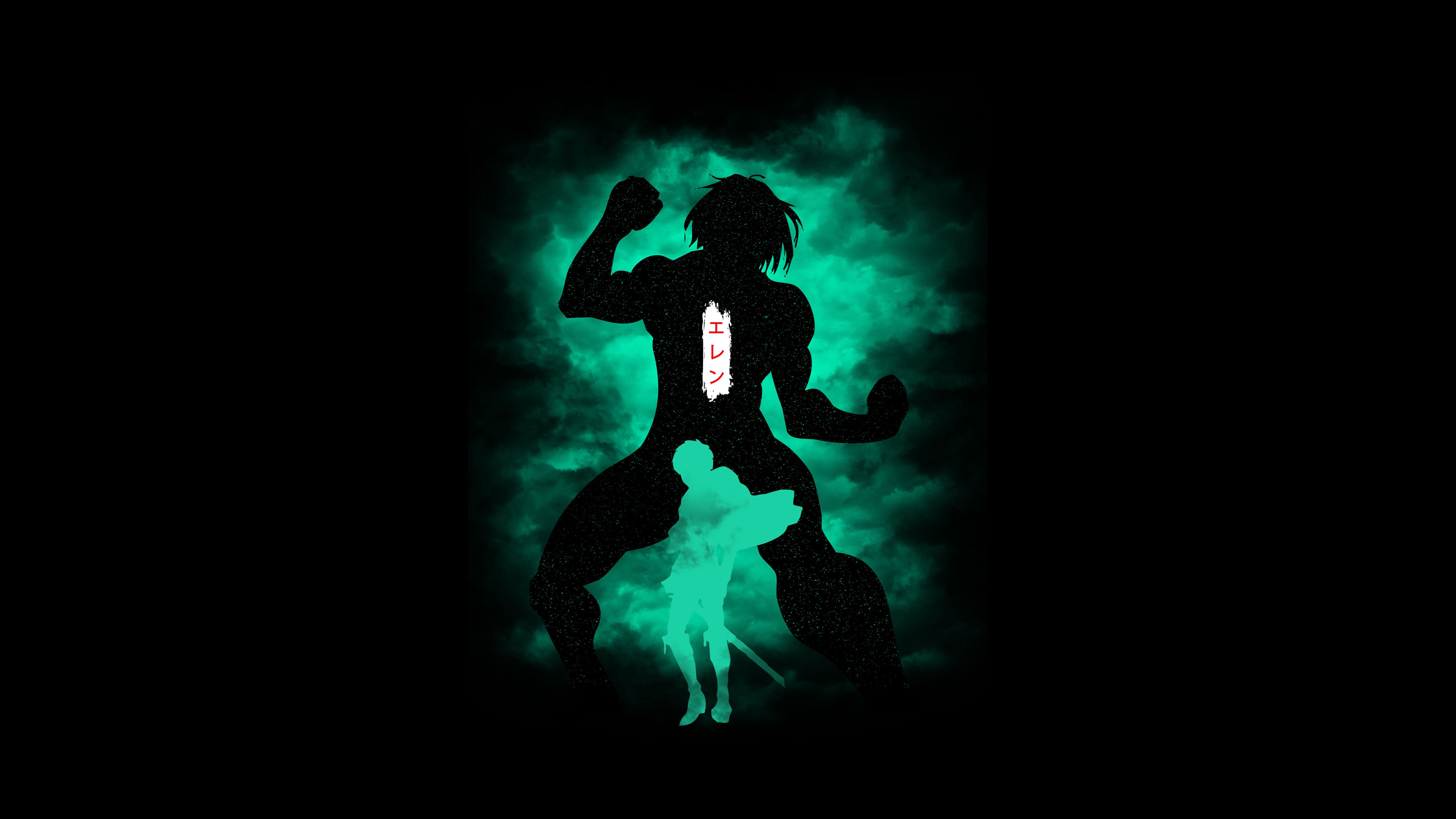 5120x2880 Eren Yeager Wallpaper 4K, AMOLED, 5K, Attack on Titan