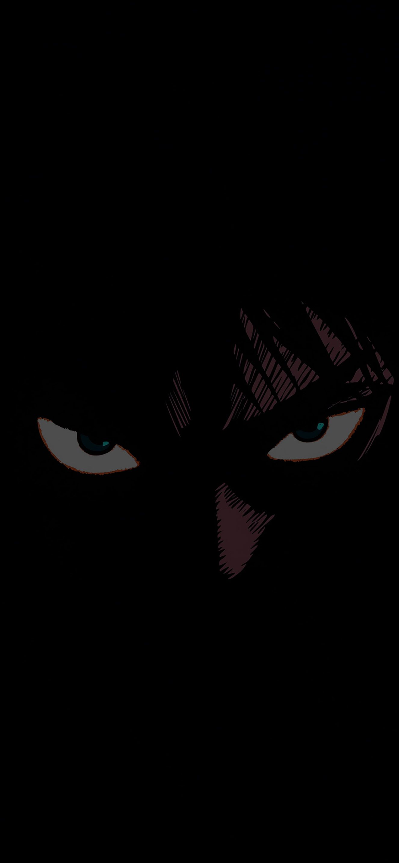 1326x2868 Eren Yeager Glowing Titan Eyes Anime Wallpaper