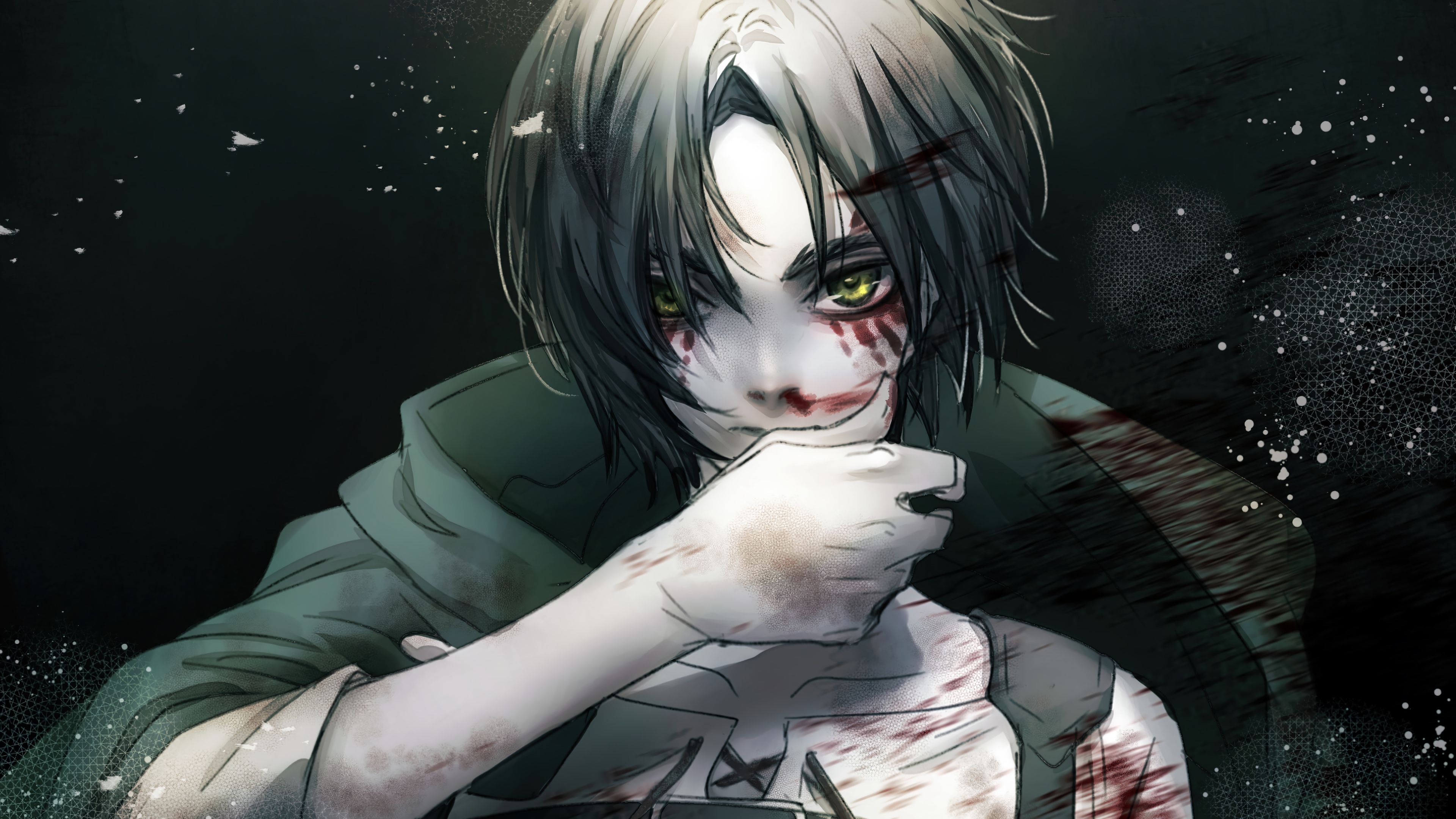 3840x2160 Eren Attack on Titan Art Wallpaper iPhone Phone 4K e