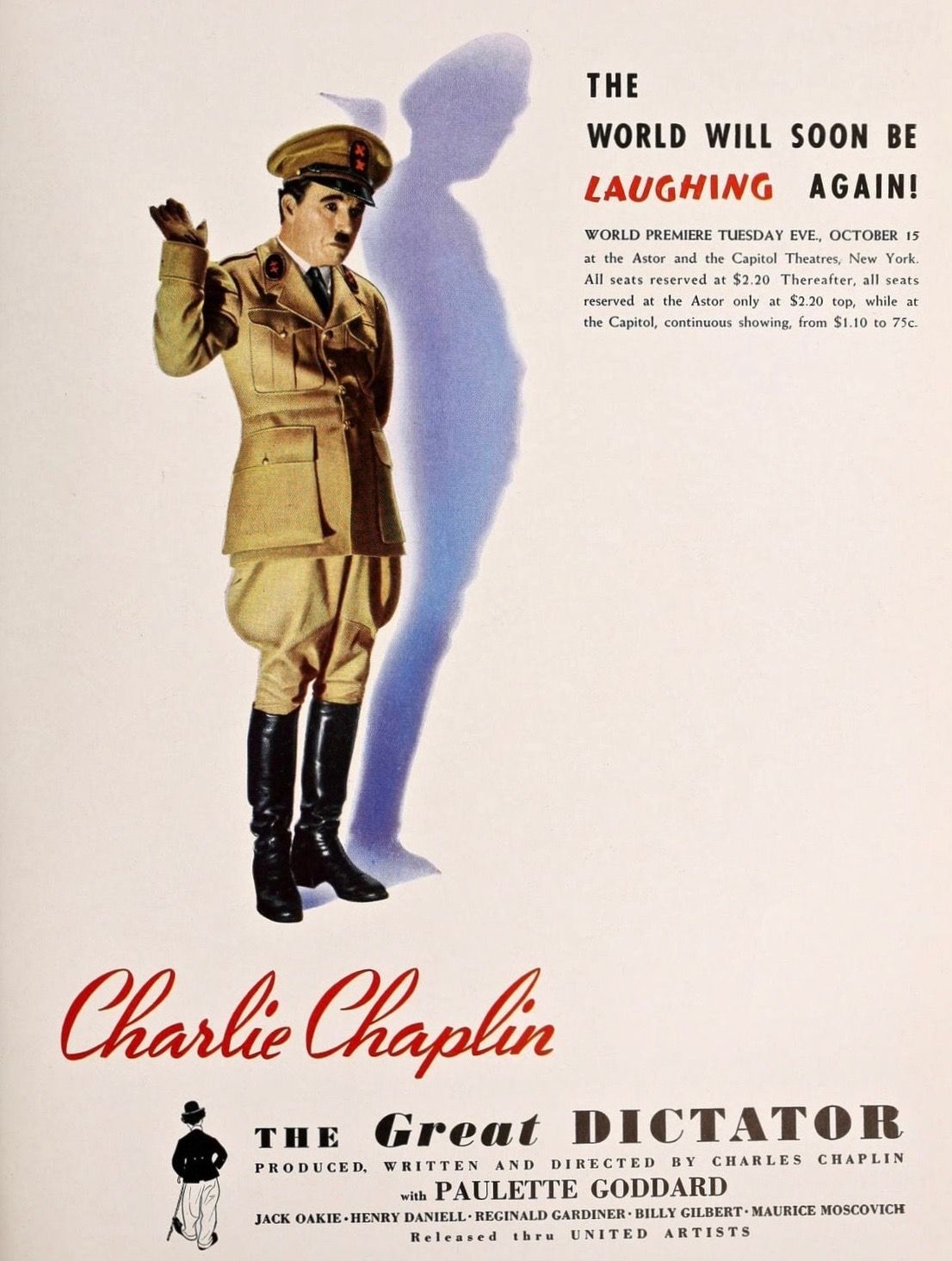 1106x1465 The Great Dictator (1940)