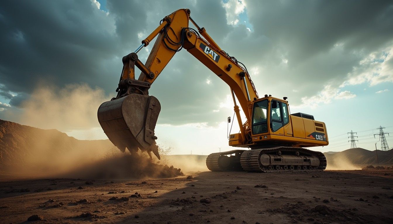 1344x768 Free Earthmover Touches Sky Image, Construction, Industrial