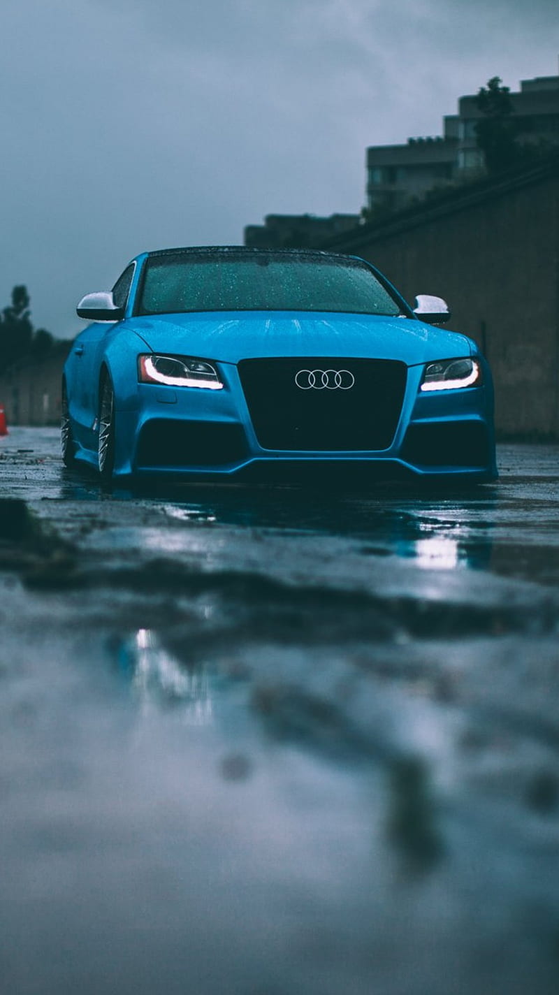800x1424 HD blue car wallpaper