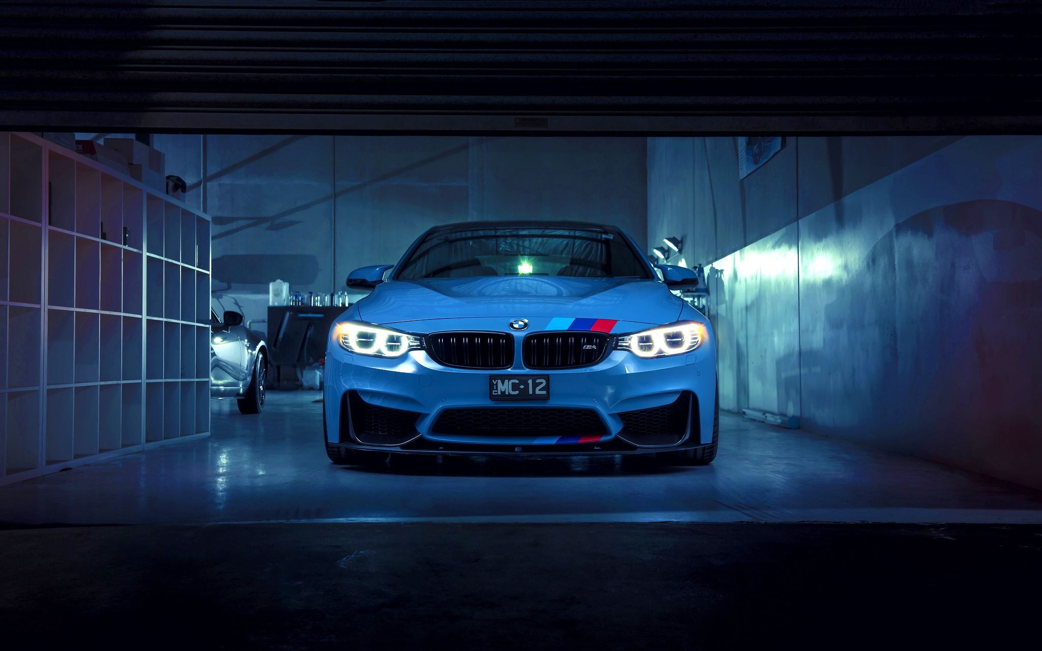 2048x1280 Wallpaper car, BMW, German, Front, blue, Sport, M4 for mobile and desktop, section bmw, resolution 2048x1280