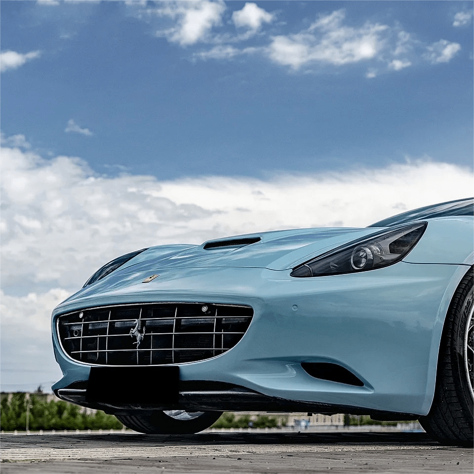 960x960 Gloss Baby Blue Car Vinyl Wrap 79ft x 5ft