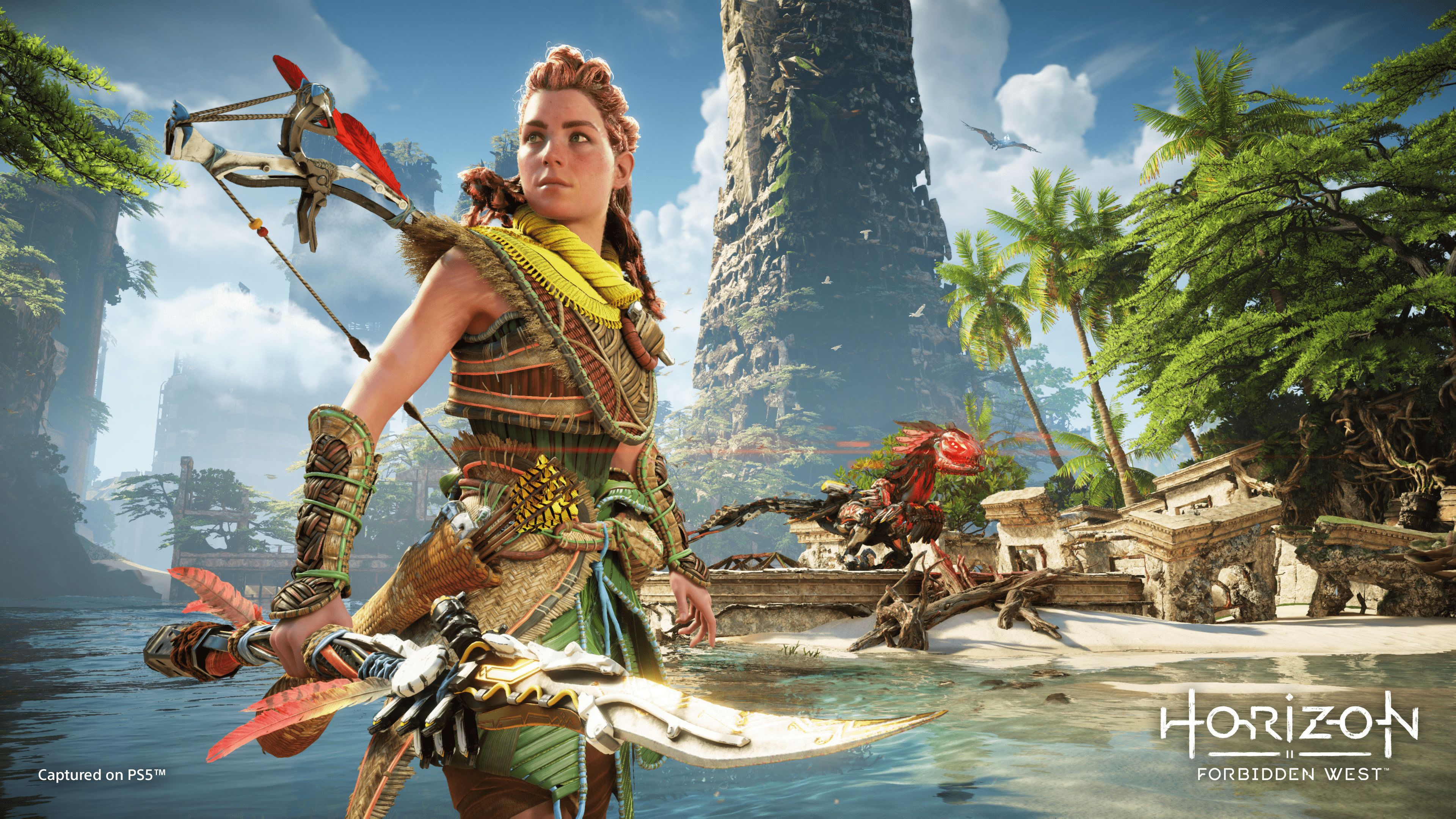 3840x2160 Aloy in Action: Horizon Forbidden West 4K Ultra HD Wallpaperx2160