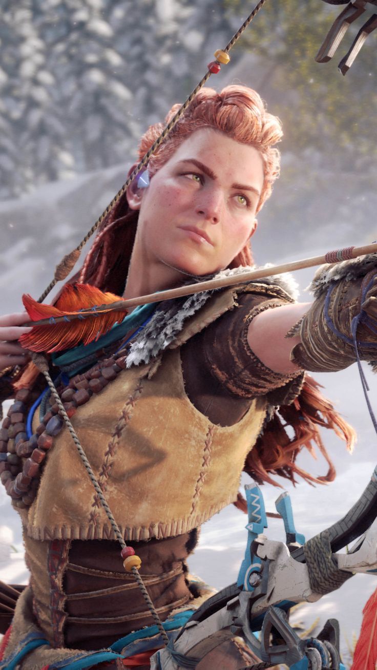 736x1308 Horizon Forbidden West Video Game 4K Ultra HD Mobile Wallpaper for iPhone & Android