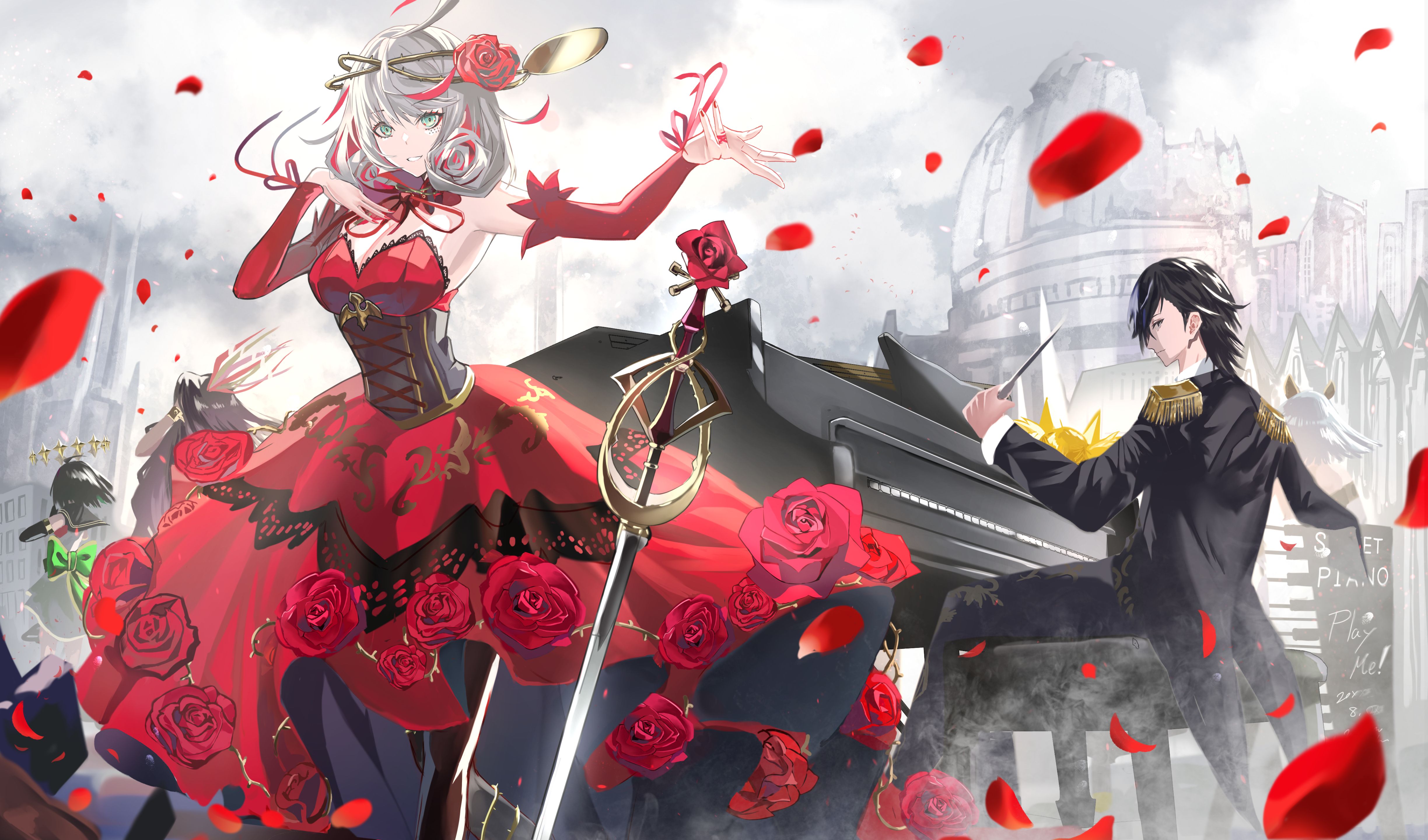 4896x2880 Asahina Takt op. Anime Image Board