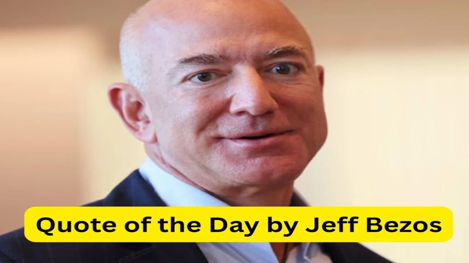 1600x900 Quote of the Day by Jeff Bezos: If you decide that you're going to do only the things you know are going to work, you're going to leave. Amazon founder's powerful success
