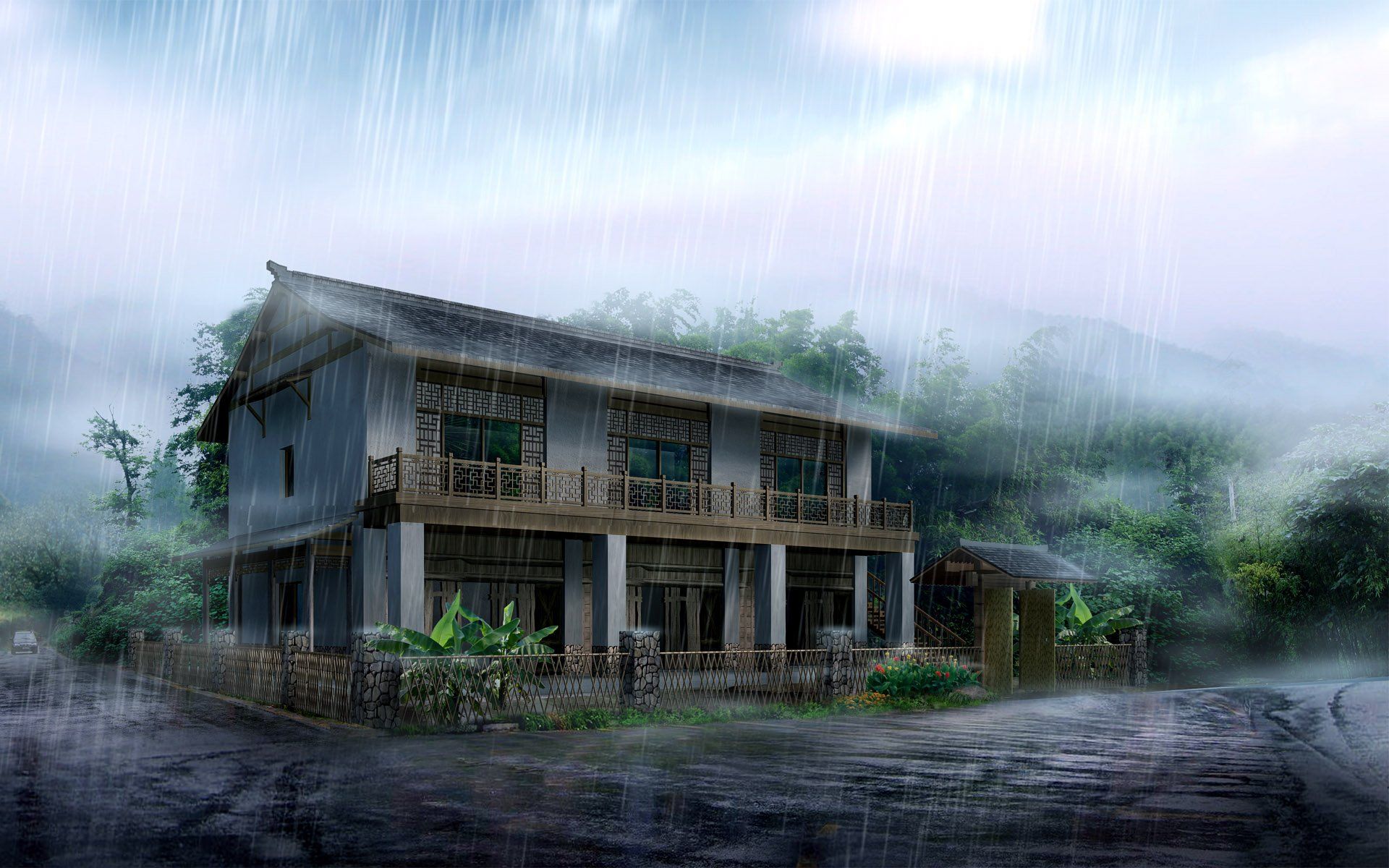 1920x1200 Download Artistic House HD Wallpaperx1200