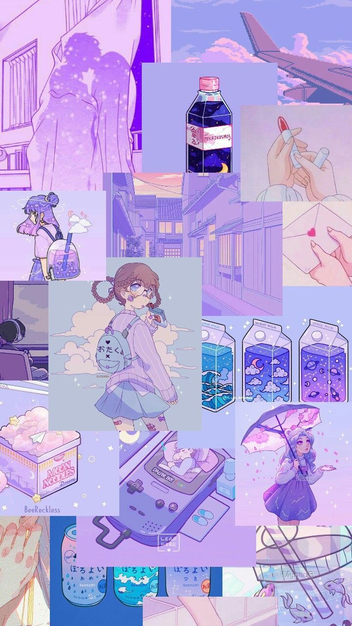 720x1280 Purple aesthetic wallpaper