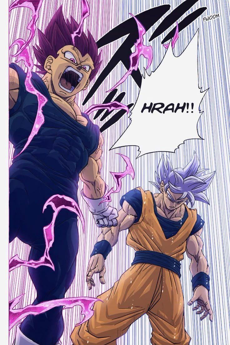 736x1104 Ultra Ego Vegeta & Mastered Ultra Instinct Goku. Goku vegeta ultra instinct ultra ego, Dragon
