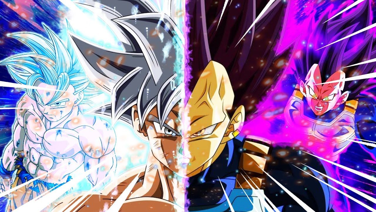 1280x720 Ultra Instinct Goku Vs Ultra Ego Vegeta. Dragon Ball Xenoverse 2