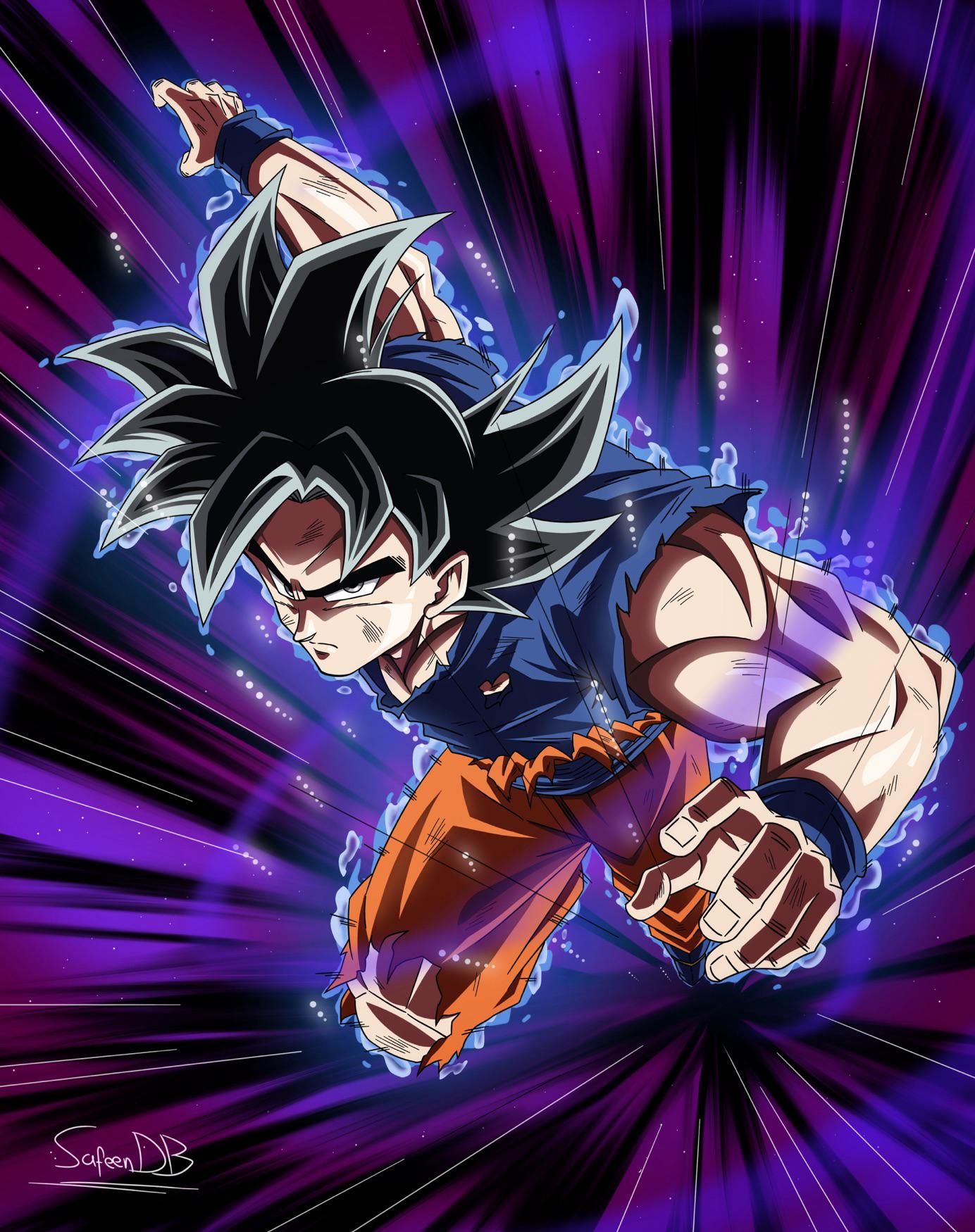 1384x1750 Ultra Instinct Goku